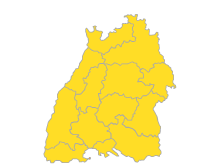 Bodensee-Oberschwaben, Südlicher Oberrhein, Stuttgart, Schwarzwald-Baar-Heuberg, Ostwürttemberg, Nordschwarzwald, Neckar-Alb, Mittlerer Oberrhein, Hochrhein-Bodensee, Franken, Donau-Iller, Unterer Neckar
