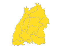 Bodensee-Oberschwaben, Südlicher Oberrhein, Stuttgart, Schwarzwald-Baar-Heuberg, Ostwürttemberg, Nordschwarzwald, Neckar-Alb, Mittlerer Oberrhein, Hochrhein-Bodensee, Franken, Donau-Iller, Unterer Neckar
