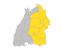 Bodensee-Oberschwaben, Donau-Iller, Franken, Neckar-Alb, Ostwürttemberg, Stuttgart
