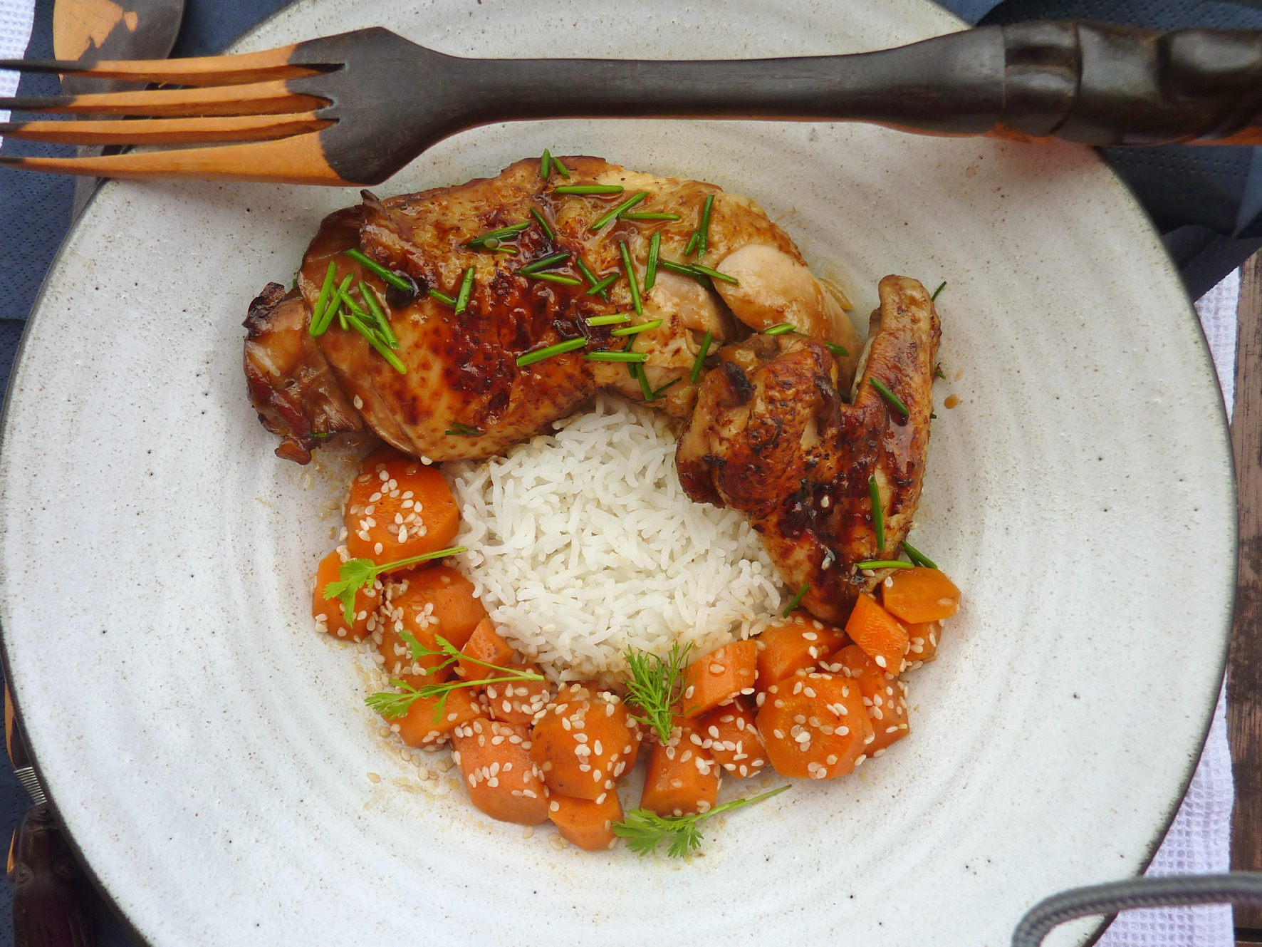 In Malzbier mariniertes Grill-Hähnchen – Schmeck den Süden