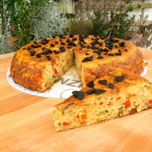 Pikante Kürbis-Kartoffel Frittata mit Allgäuer Emmentaler