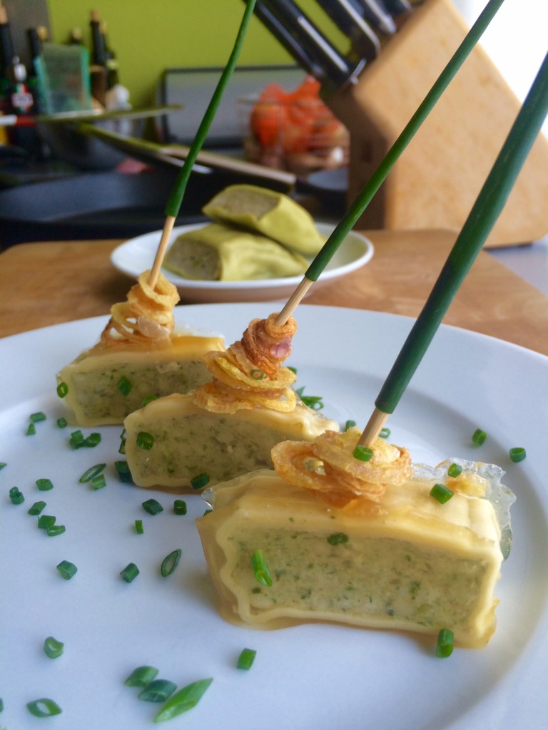 Maultaschen in der Brühe – Fingerfood