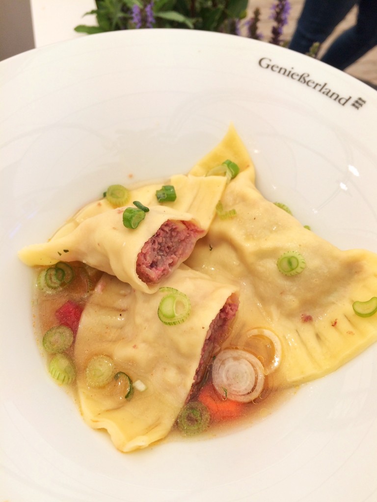 Maultaschen vom Damhirsch