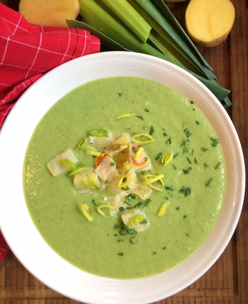 Lauch-Kartoffelcremesuppe – der Winterklassiker