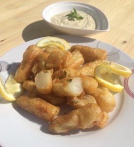 Ausgebackener Spargel im knusprigen Bierteig