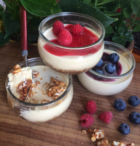 Mini-Käsekuchen im Glas