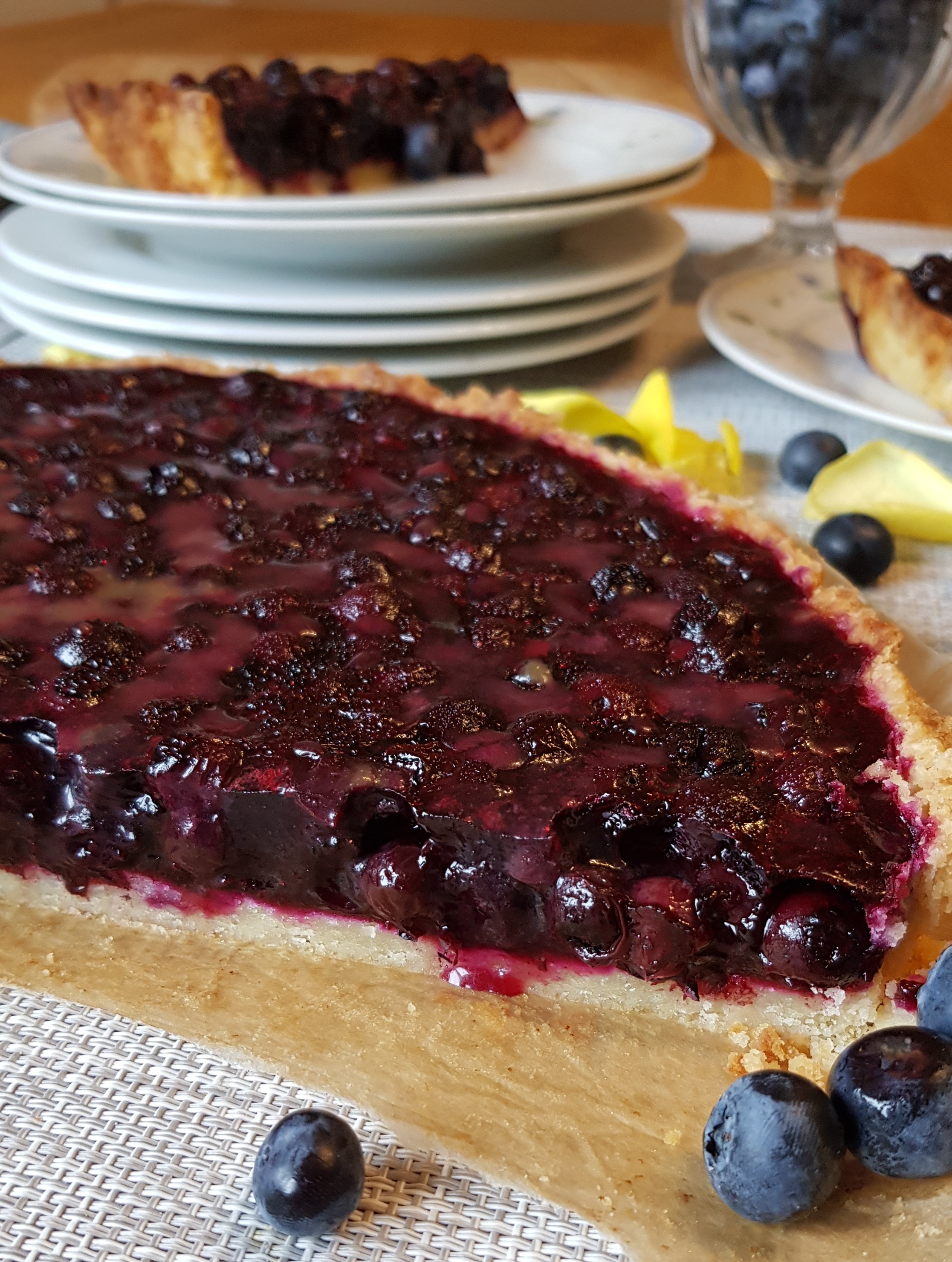 Super saftige Blaubeertarte – Schmeck den Süden