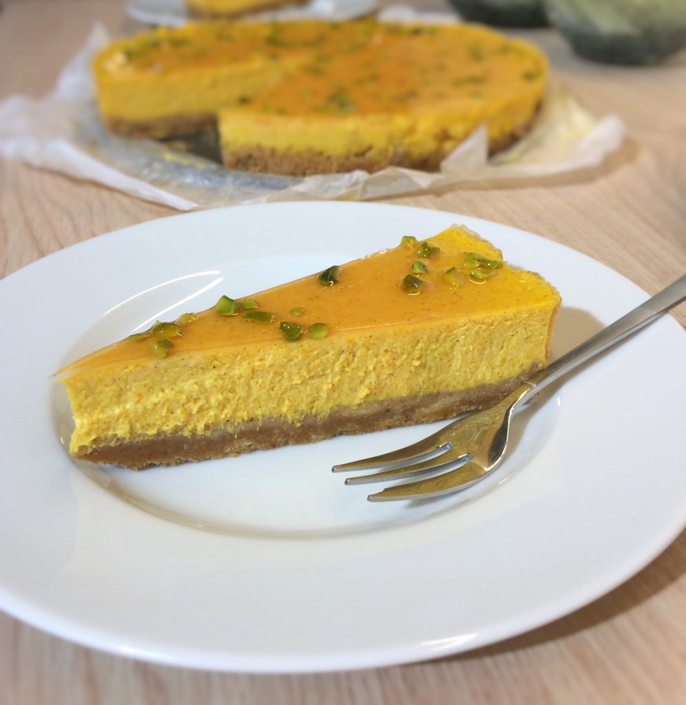 Herbstgelüste: Butternut-Käsekuchen mit Quittengelee