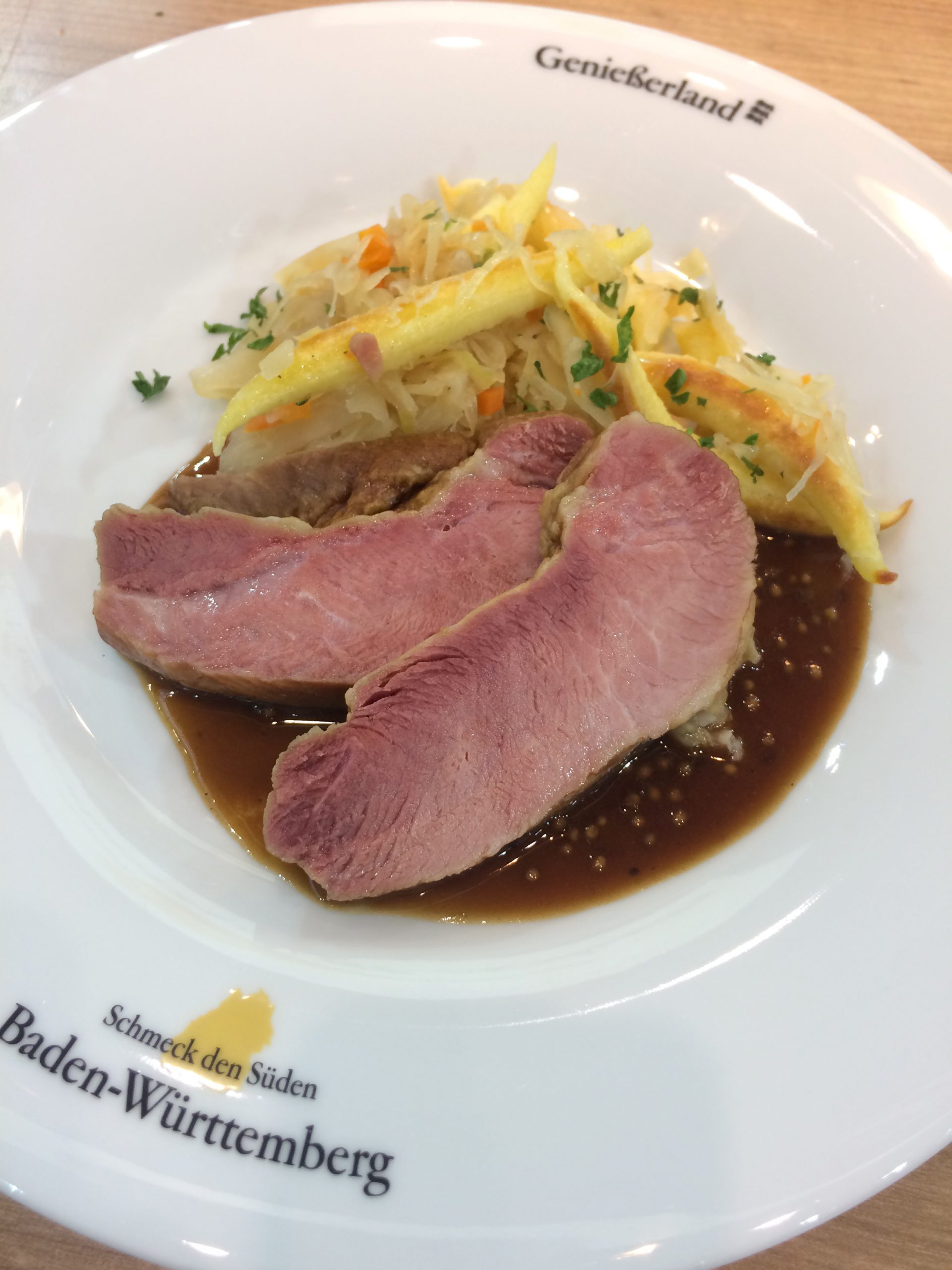 Badisches Schäufele mit Kraut