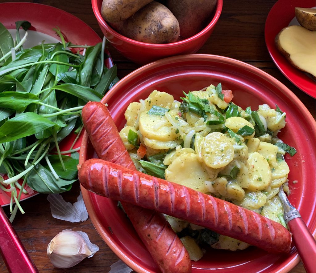 Kartoffelsalat mit Bärlauch – Schmeck den Süden