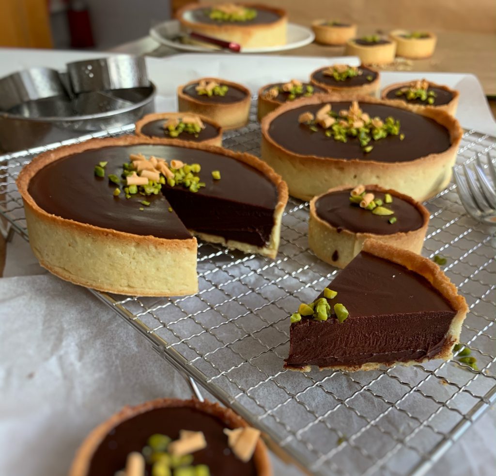 Tartelettes mit Schwarzwälder Trüffelfüllung