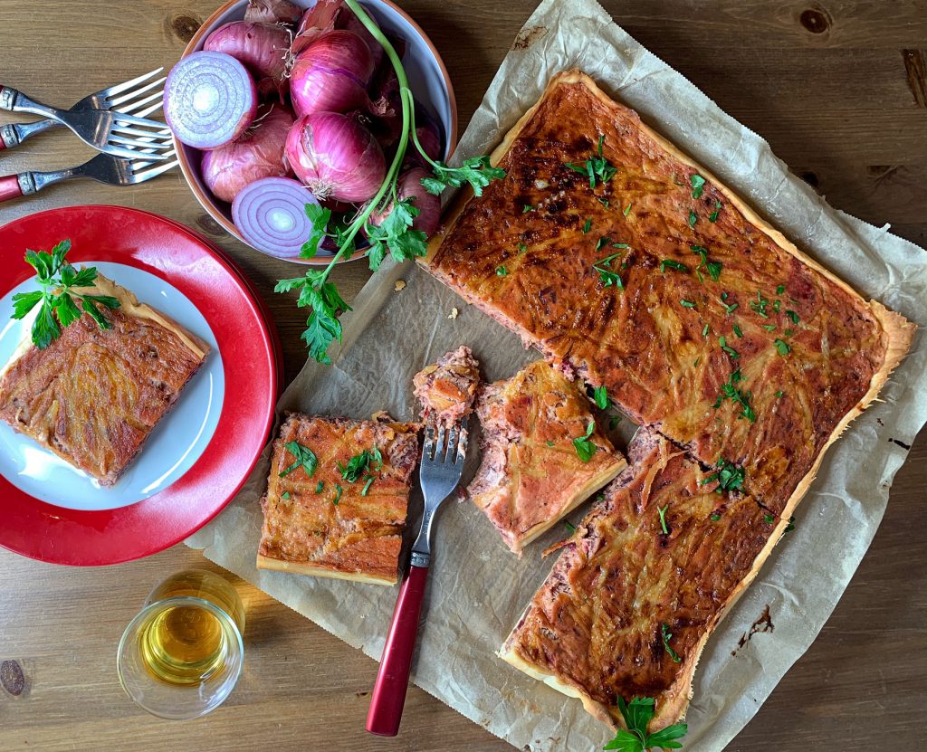 Herbstliebe: Roter Zwiebelkuchen von der Höri Bülle g.g.A.