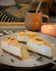 Cheesecake mit Karamell