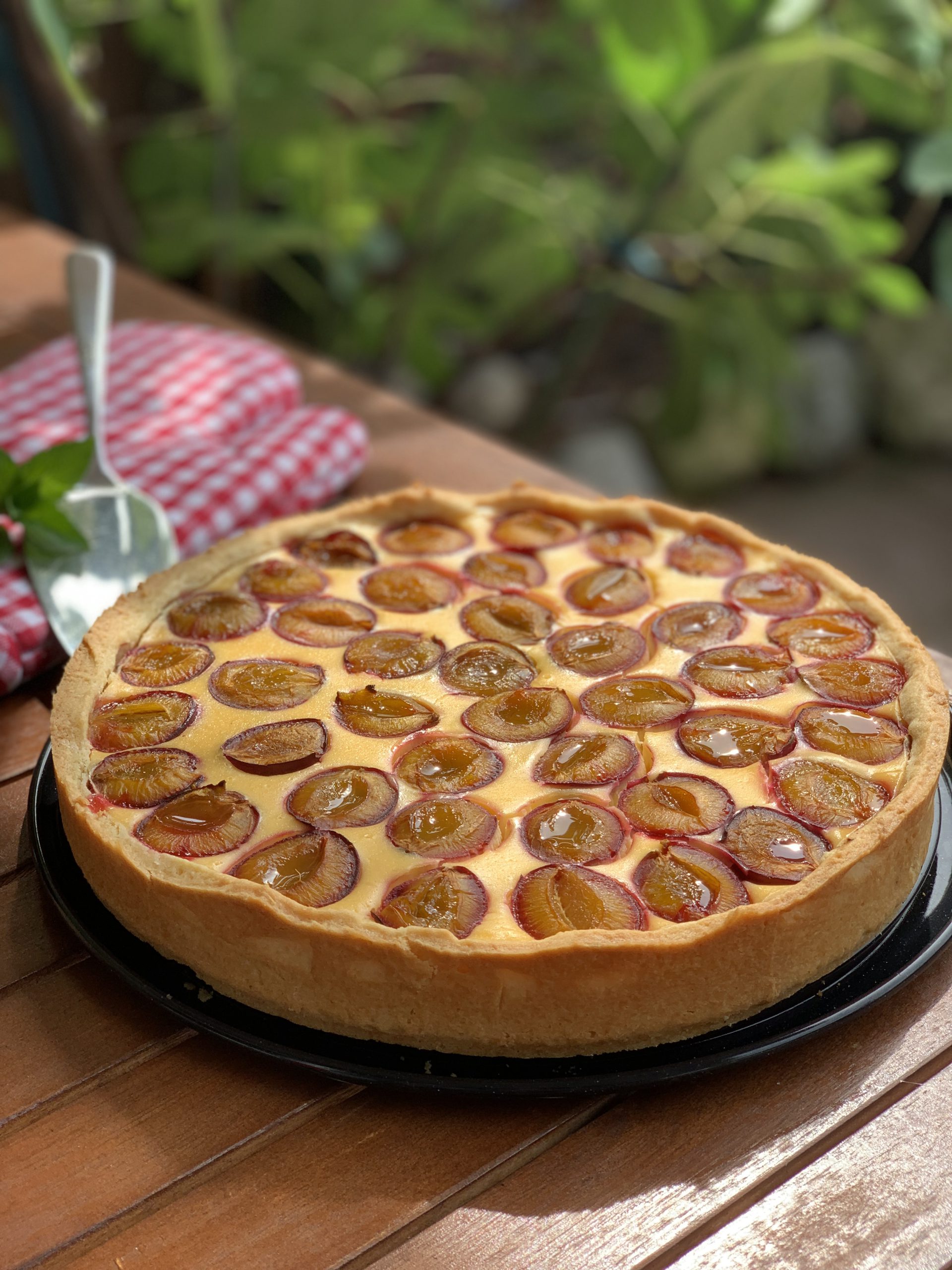 Zwetschgen-Käsekuchen